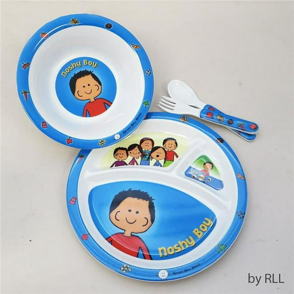 Rite Lite ALAIJ-105 Noshy Boy Kids Melamine Set - 4 Piece