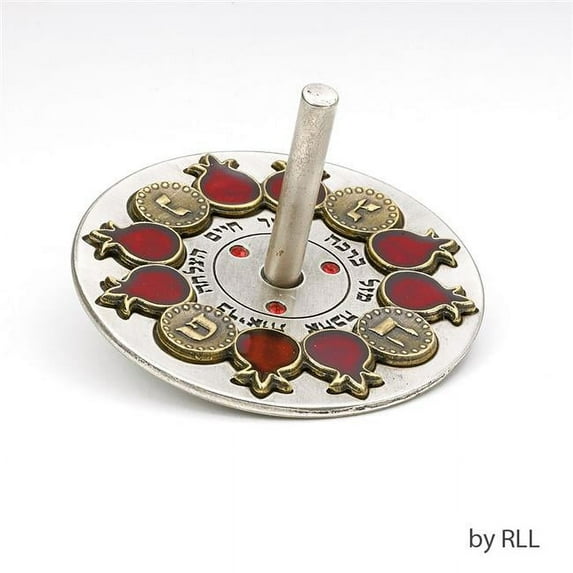 Rite Lite DREB-YM303 Large Alloyed Metal Eight Pomegranates Dreidel, 3 ft.