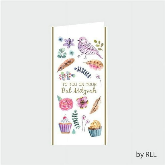 Rite Lite E2077 Bat Mitzvah Wallet Card - Pack of 12