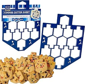 Dreidel Shaped Serving Tray – Large Melamine Platter For Hanukkah Celebrations