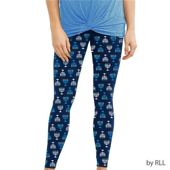 Rite Lite TYN-7 Menorah Chanukah Leggings for Adult - One Size