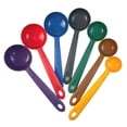 thumbnail image 1 of Rite-Size Rite-Size Solid Round Circle Server Set of Portion Control Utensils, Copolymer Plastic Heat Resistant Professional Cooking Spoons, (Set of 7 Servers in Various Sizes and Colors), 1 of 6
