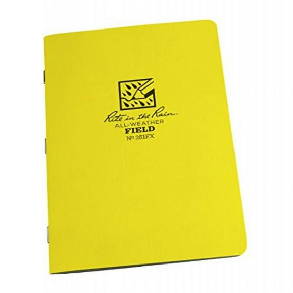 Rite in the Rain 351FX All-Weather Stapled Notebook, Field - 3 pack