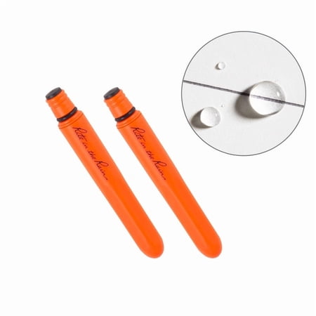 Rite in the Rain All-Weather EDC Pen, Orange Pokka 2-Pack, 0.8mm Ink, Fine Point
