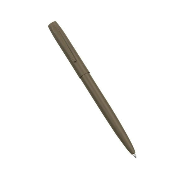 Rite in the Rain All-Weather Flat Dark Earth Metal Clicker Pen - Black Ink (No. FDE97) CA1