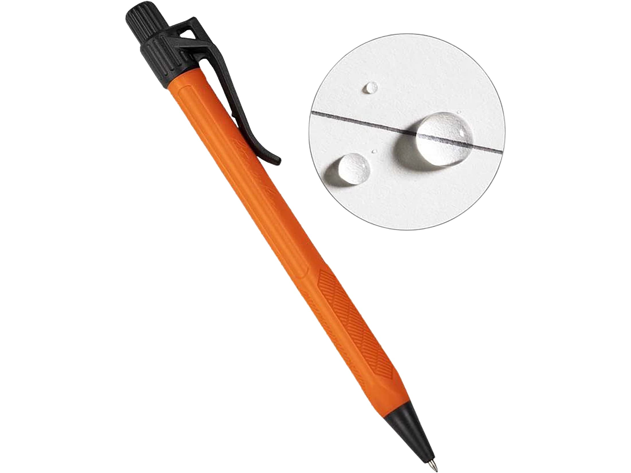 Rite in the Rain Clicker Pen Orange