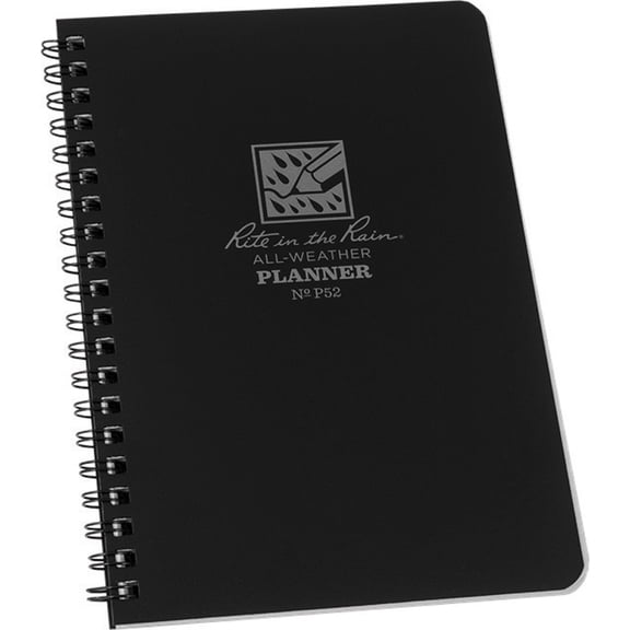 Rite in the Rain Undated Weekly Planners & Appointment Book, 8" x 10", Multicolor, 52 Pages