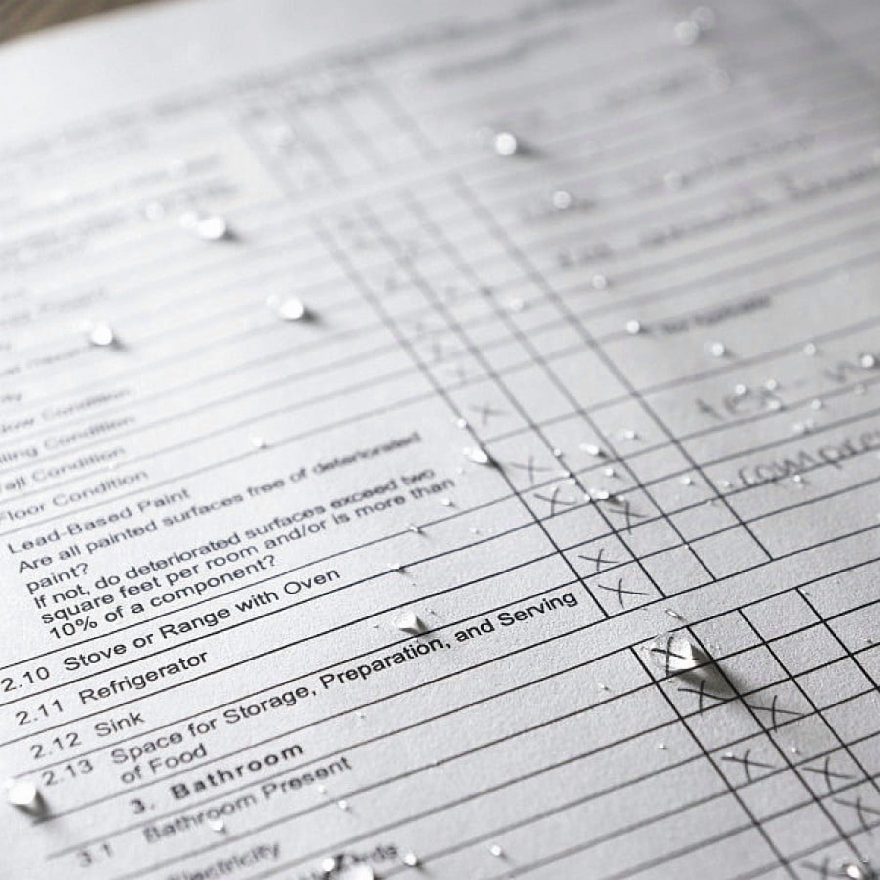 Rite in the Rain Waterproof Laser Paper,20 lb,PK500 208511GY