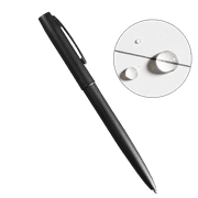 Rite in the Rain Weatherproof Black Metal Clicker Pen - Black Ink (No. 97)