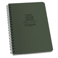 thumbnail image 1 of Rite in the Rain Weatherproof Side Spiral Notebook, 4.625" x 7", Green Cover, Universal Pattern, 1 of 2