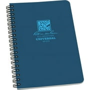 Rite in the Rain Weatherproof Side Spiral Notebook, 4.875" x 7", Blue Cover, Universal Pattern (No. 273)