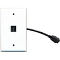 thumbnail image 1 of RiteAV (1 Gang Flat HDMI Wall Plate w/Pigtail Extension Cable, 1 of 1