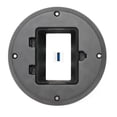 thumbnail image 1 of RiteAV 1 Port USB 3.0 Jack Wall Plate - Floor Box [Black], 1 of 1