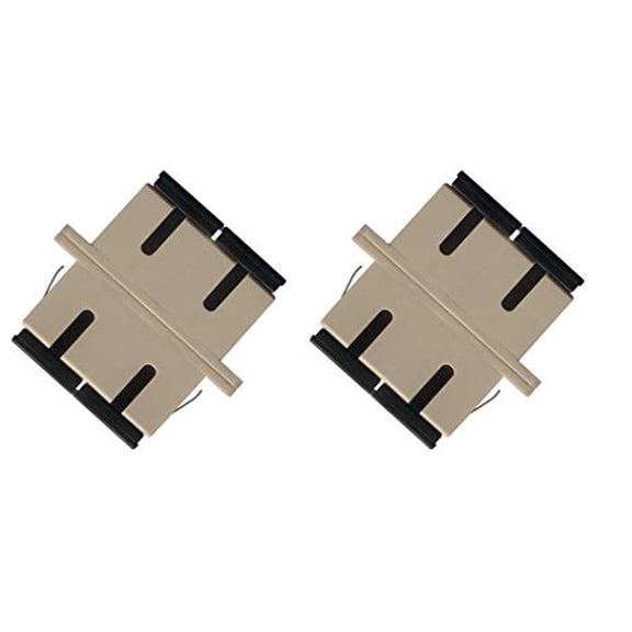 RiteAV (2 Pack) Fiber Optic Adapter Coupler SC to SC Multimode Duplex