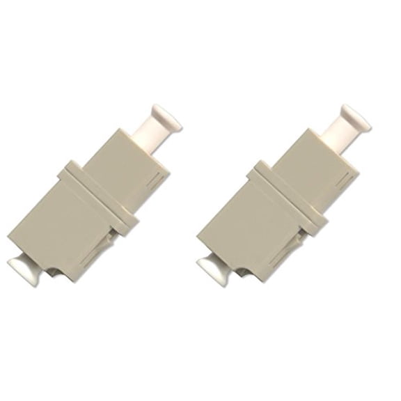 RiteAV 2 Pack LC-LC Fiber Optic Adapter Multimode Simplex Coupler Female F/F