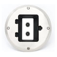 thumbnail image 1 of RiteAV 2 TOSLINK Floor Box [Stainless Steel], 1 of 1