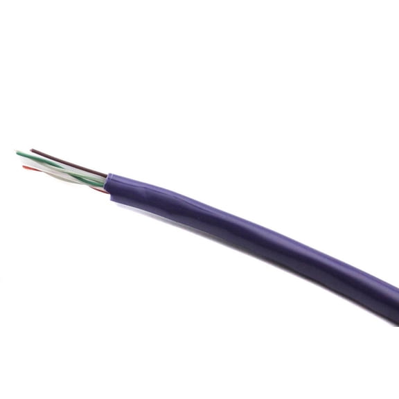 RiteAV 200FT (61M) Bulk Raw CAT6 Ethernet Cable (No Ends) - Purple