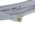 thumbnail image 1 of RiteAV - 2FT (0.6M) RJ12/M to RJ12/M 6P6C Straight for Data Phone Line Cord - Gray, 1 of 1