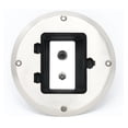 thumbnail image 1 of RiteAV 3.5mm Coax Floor Box [Stainless Steel], 1 of 1
