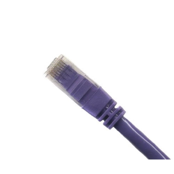 RiteAV 45FT (13.7M) RJ45/M RJ45/M Cat5e Ethernet Network Cable - Purple