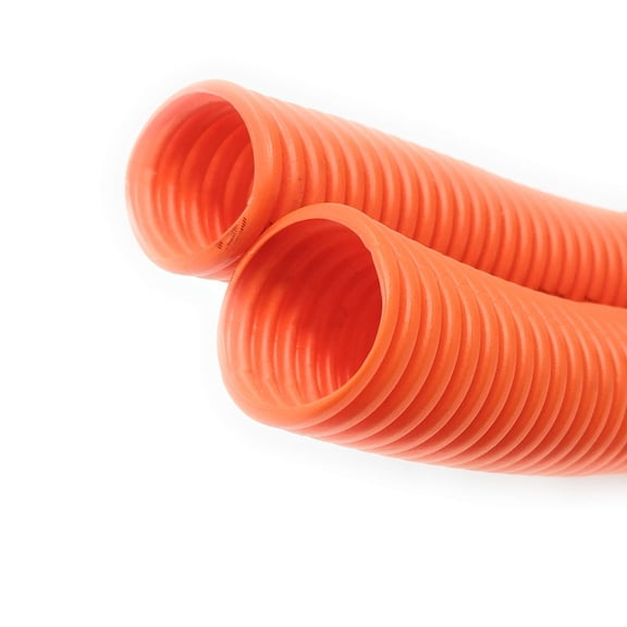 RiteAV - 50 Foot (15 Meter) 1-1/4" Direct Burial Corrugated Conduit for Outdoor Ethernet and Or Fiber Optic Cables with Pull String (1-1/4" x 50 ft)