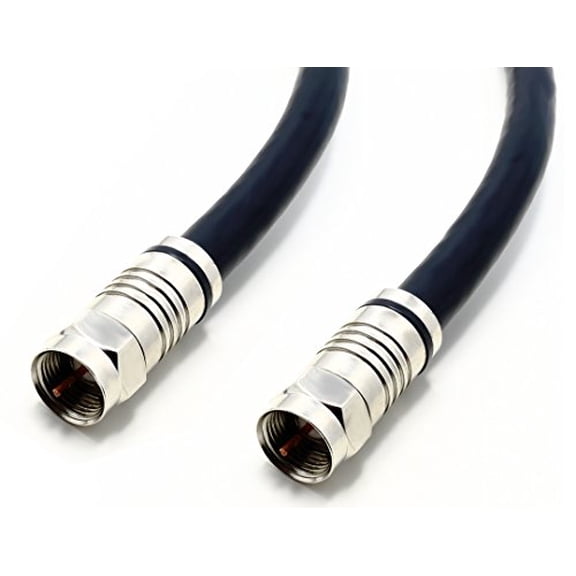 RiteAV 50FT RG6 Outdoor Direct Burial Coax Solid Copper Cable TV 4.5GHz Satellite