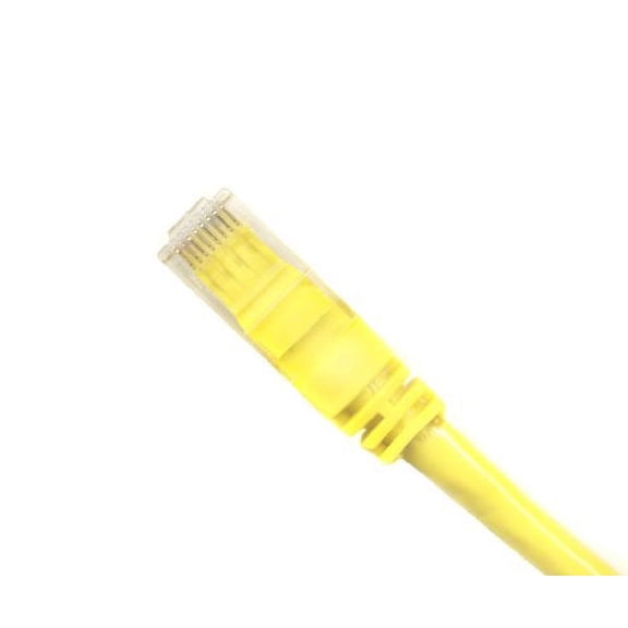 RiteAV - 60FT (18.3M) RJ45/M to RJ45/M Cat6 Ethernet Crossover Cable - Yellow