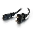 thumbnail image 1 of RiteAV - 6ft 18 AWG 2-Slot Polarized Power Cord IEC320C7 to NEMA 1-15P, 1 of 1