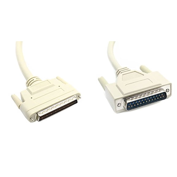 RiteAV 6ft HPDB68 to DB25 SCSI Male to Male Cable Beige