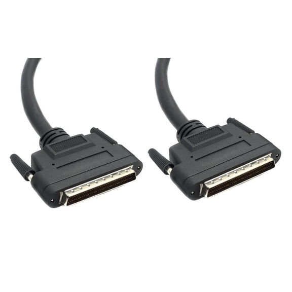 RiteAV 6ft LVD M/M HPDB68 SCSI Male to Male Cable - Black