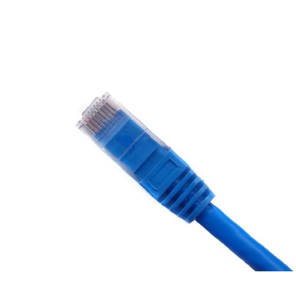 RiteAV - 90FT (27.4M) RJ45/M to RJ45/M Cat6 Ethernet Crossover Cable - Blue