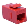 thumbnail image 1 of RiteAV CAT6 Keystone Jack Coupler Red Female/Female, 1 of 1