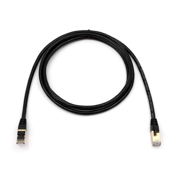 RiteAV - Cat7/Cat8 Outdoor Waterproof Ethernet Direct Burial Cable (600MHz) Shielded (Pure Copper) PE Rugged Jacket - 60FT - 10 Pack