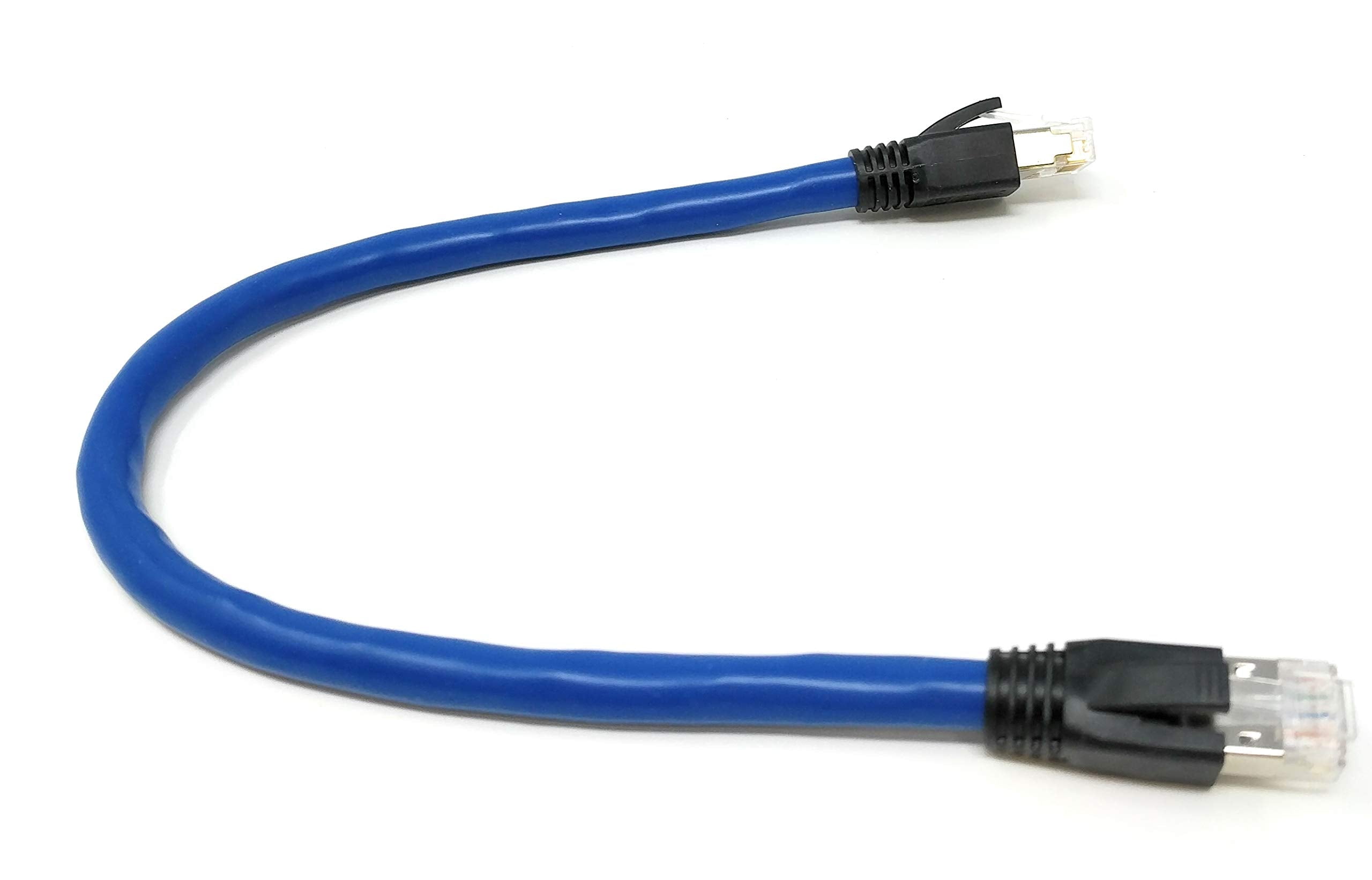 RiteAV - Cat8 Network Ethernet Cable - Blue - 50ft