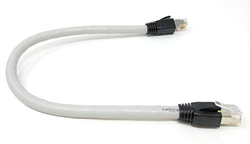RiteAV - Cat8 Network Ethernet Cable - Gray - 1ft