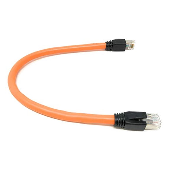RiteAV - Cat8 Network Ethernet Cable - Orange - 0.5ft
