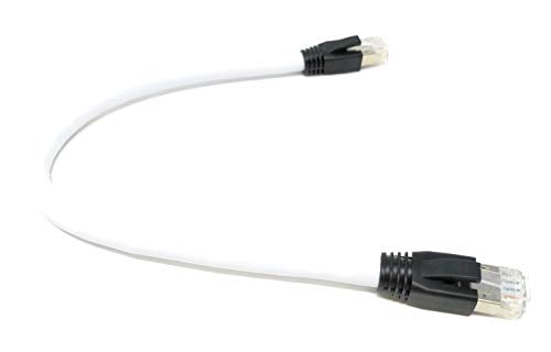 RiteAV - Cat8 Network Ethernet Cable - White - 10ft