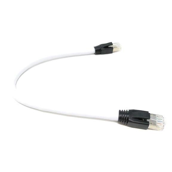 RiteAV - Cat8 Network Ethernet Cable - White - 2ft