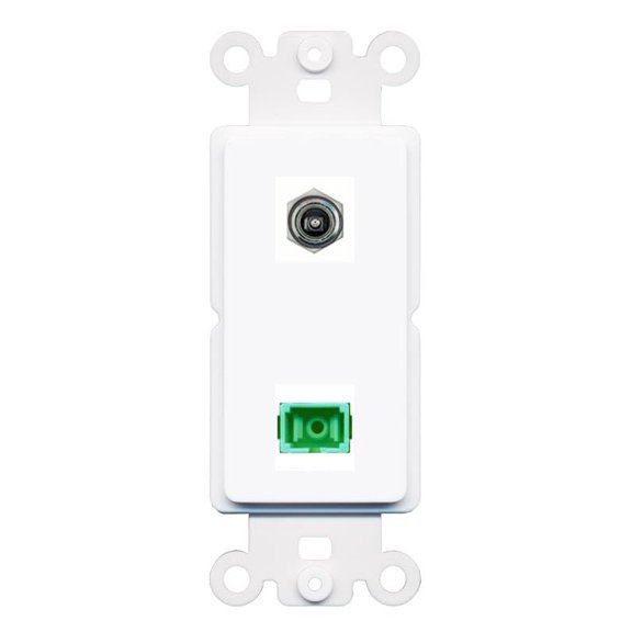 RiteAV DC-Power SC-APC-SX Rocker Insert Wall Plate Module [White]