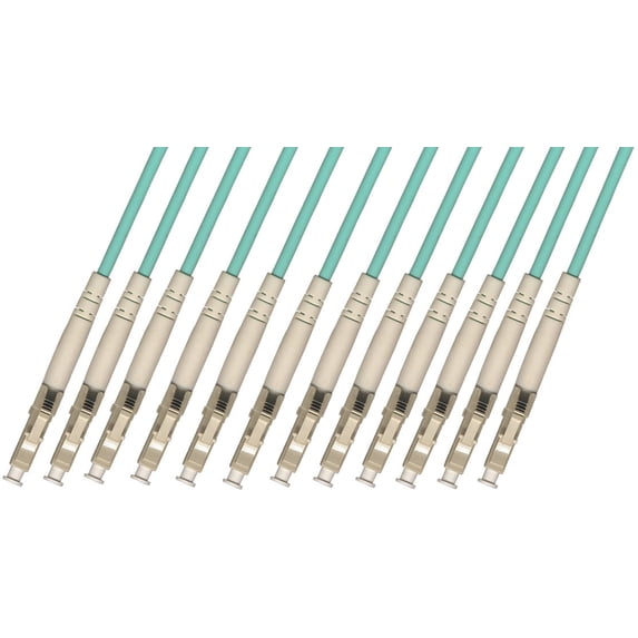 RiteAV - Direct Burial/Outdoor LC-LC 12-Strand Fiber Optic Cable - 10Gb Multimode (50/125) - 75M