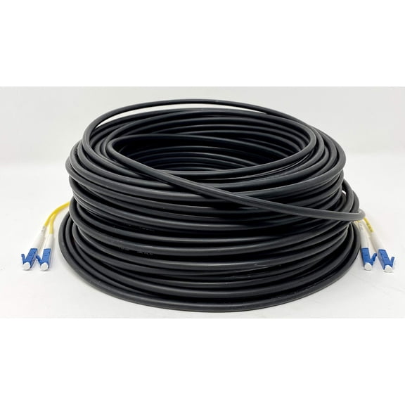 RiteAV - Direct Burial/Outdoor LC-LC 2-Strand Fiber Optic Cable - Singlemode (9/125) - 30M (98ft)
