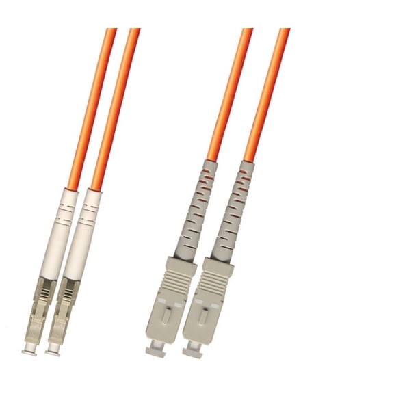 RiteAV - Direct Burial/Outdoor LC-SC 2-Strand Fiber Optic Cable - Multimode (62.5/125) - 25M