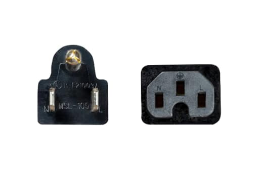 RiteAV - Gas Range Power Cord for Wolf GR304, Black (15 Feet)