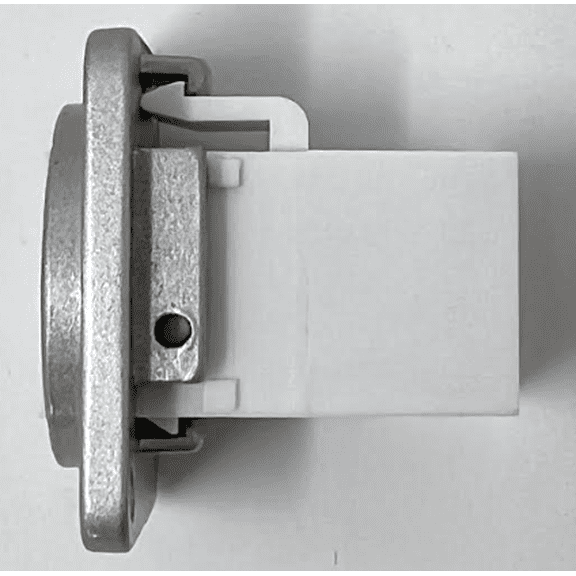 RiteAV HDMI D Series Chassis Panel Mount Connector Pass Through Solderless Bulkhead Coupler, Silver Metal Housing/White HDMI [2 Pack]