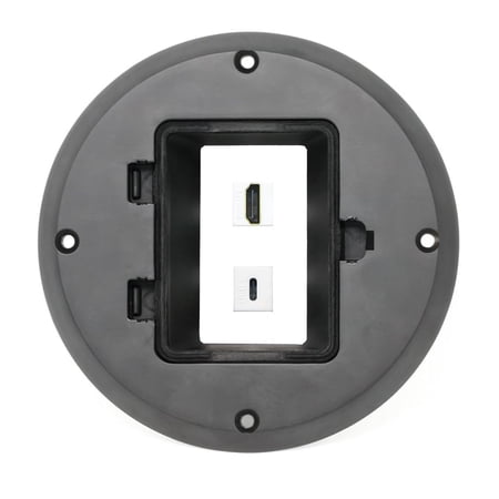 RiteAV HDMI USBC Floor Box [Black]