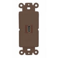 thumbnail image 1 of RiteAV HDMI Wall Plate Rocker Module [Brown], 1 of 1