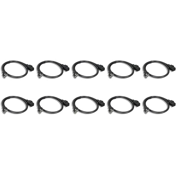 RiteAV - Heavy Duty 12 AWG AC Power Cord NEMA 5-20P to C19 (8ft) 2.4 Meter (10 PACK)