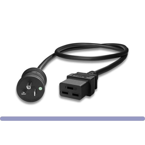 RiteAV - Heavy Duty 12 AWG Hospital Grade Power Cord (BLACK (6ft) 2 Meter)