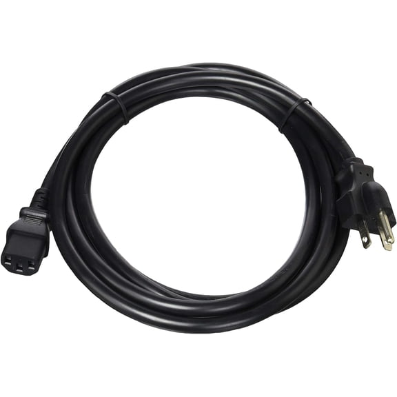 RiteAV - Heavy Duty Extension Cord - 8 Feet - Black | NEMA 6-20P to IEC 60320 C13, 14AWG, for High-Performance Computers and Network Devices