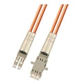 thumbnail image 1 of RiteAV LC Male - LC Female 50/125 Duplex Fiber Optic Cable Adapter 1ft Multimode, 1 of 1